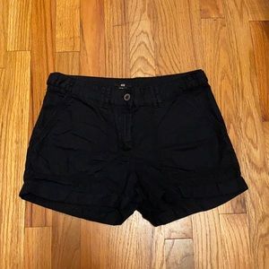 Black shorts